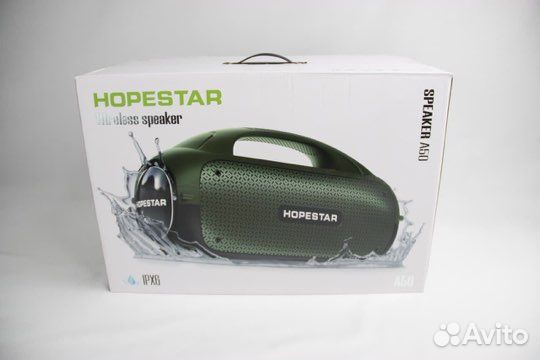 Мощная портативная колонка с микрофоном