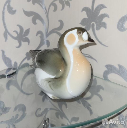 Статуэтка Уточка. Краснозобая казарка. лфз
