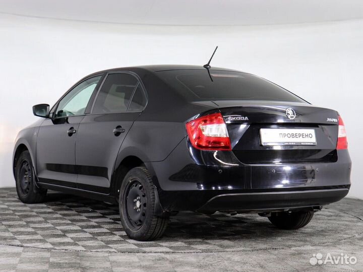 Skoda Rapid 1.6 AT, 2016, 99 531 км