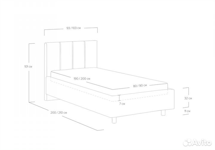 Кровать Prato