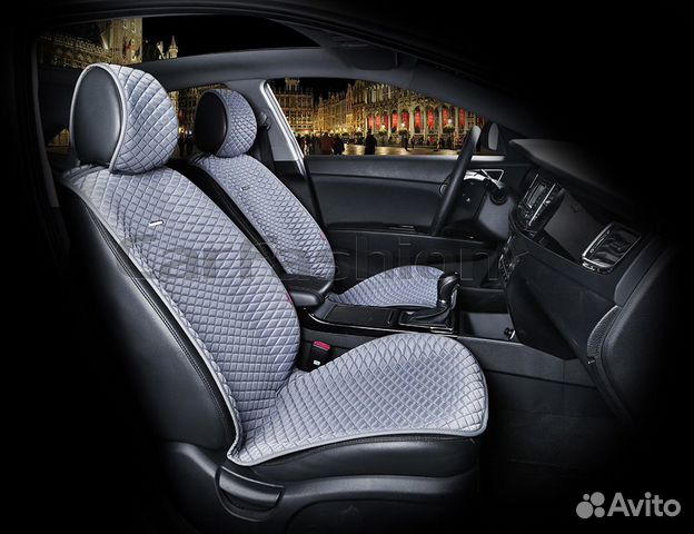 Накидки на сидения Palermo серые