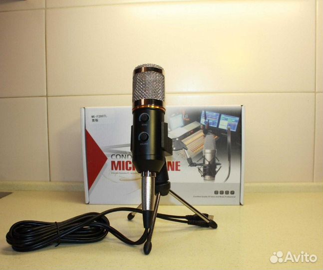 Микрофон для Компьютера MK F200FL с USB питанием