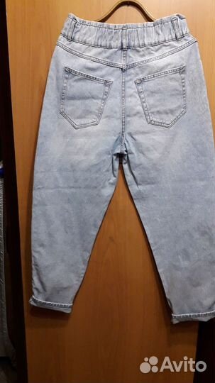 Джинсы бананы женские