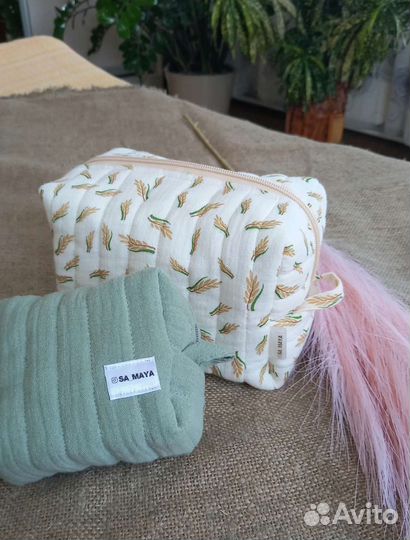 Косметичка из муслина