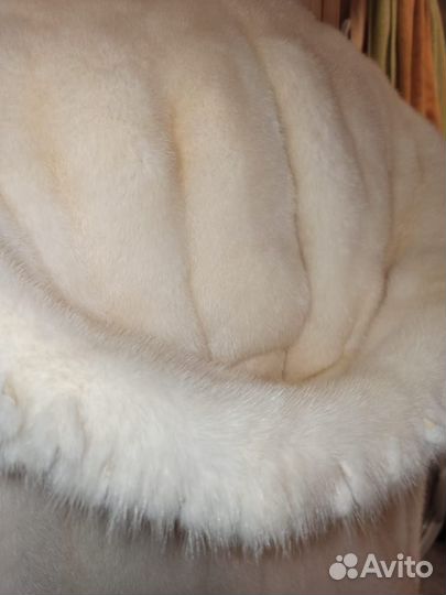 Шуба норковая автоледи с капюшоном Италия 48/52