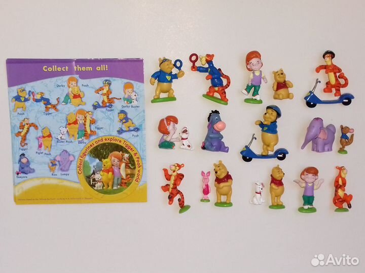 Винни Пух Ландрин Дисней Конфитрейд разные серии