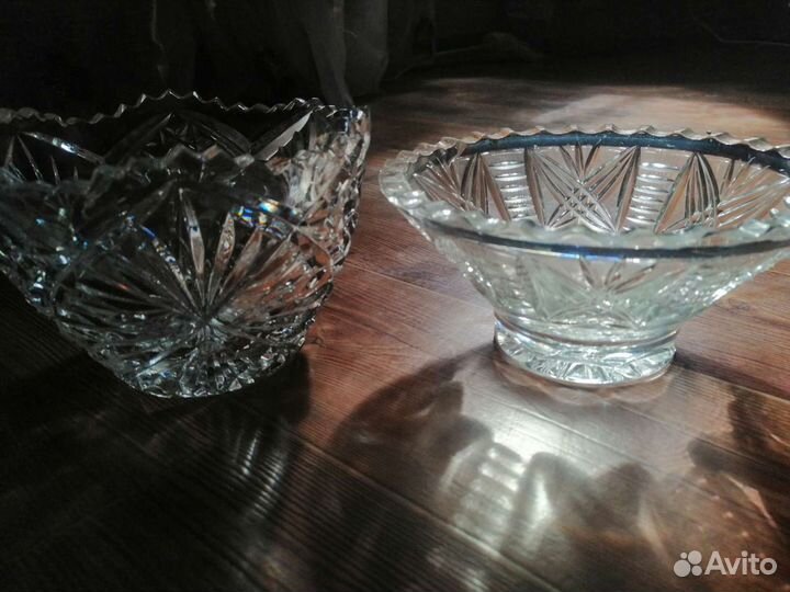 Конфетница хрусталь