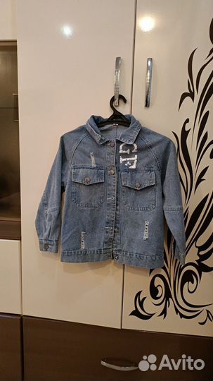 Джинсовая куртка для девочки