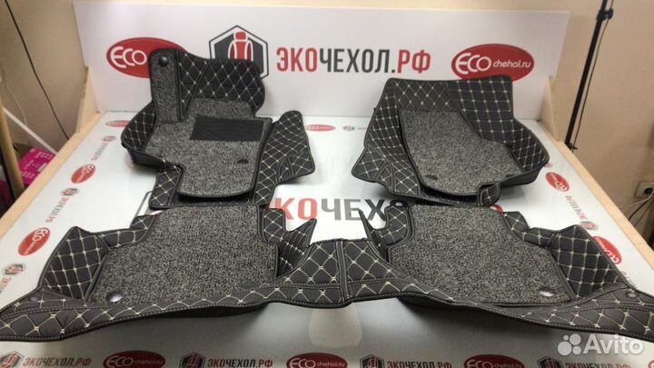 3D Коврики Chery из Экокожи