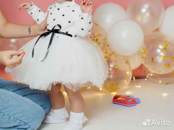 Платье для девочки 74-80