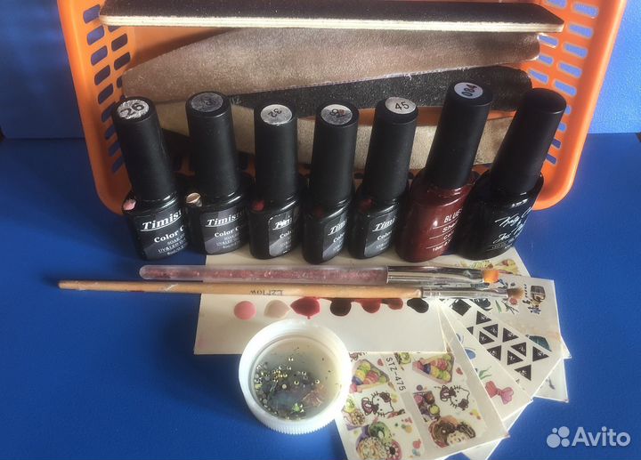 Гель лаки для маникюра набор бу