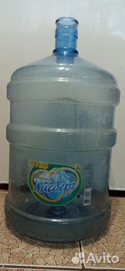 Пэт бутыль многооборотный для воды 19 л