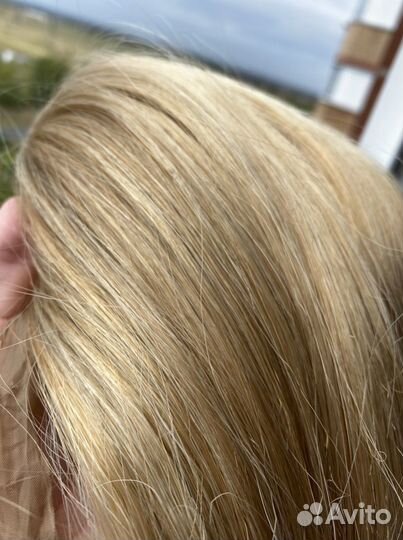 Волосы на заколках