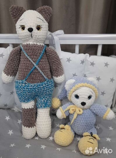 Вязаные игрушки ручной работы