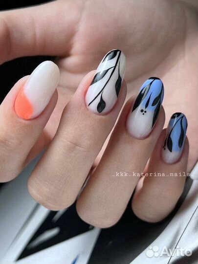 Маникюр наращивание педикюр