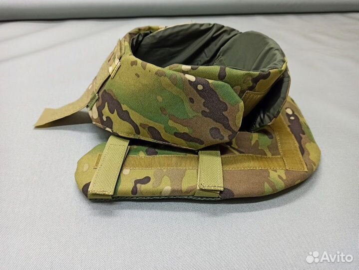 Защита шеи на бронежилет с пакетом свмп 26 слоев