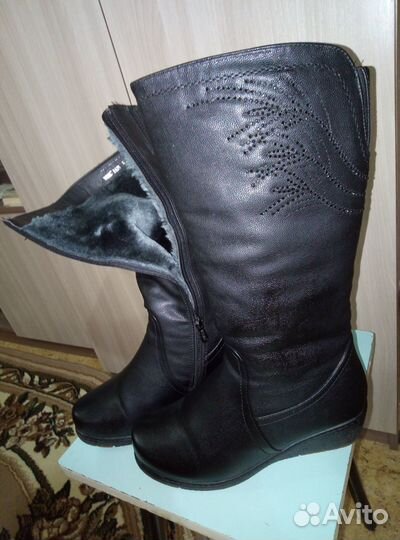 Женские сапоги зимние 39