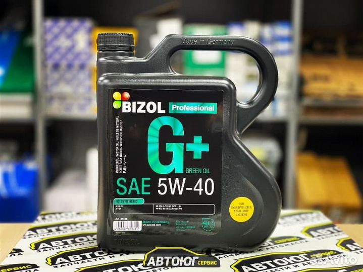 Масло моторное bizol Green Oil+ 5W-40 4л