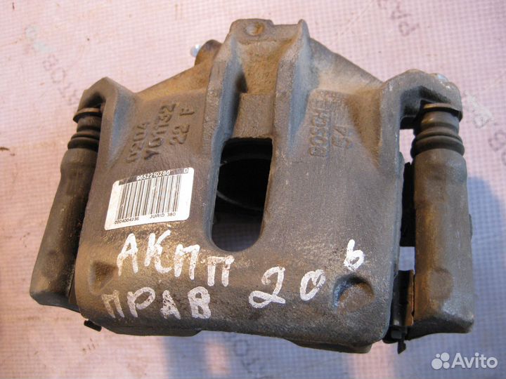 Суппорт тормозной передний Пежо 206 Седан