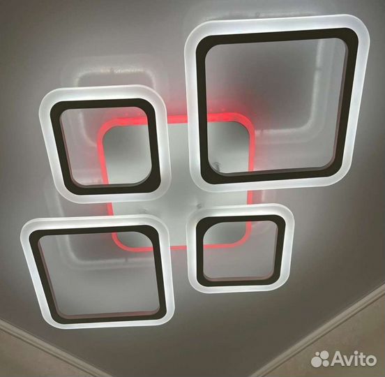 Люстра светодиодная потолочная с пультом 92вт