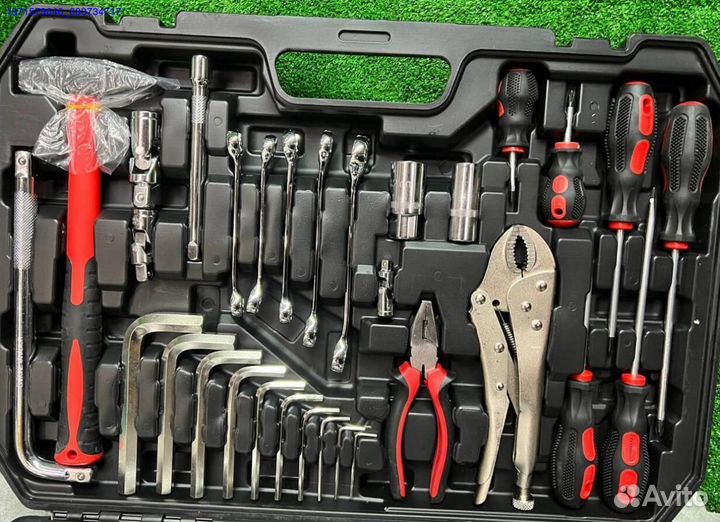 Набор инструментов 150 предметов с молотком (Арт.57206)