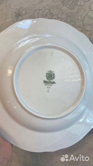 Тарелка суповая Катарина веймар Роза