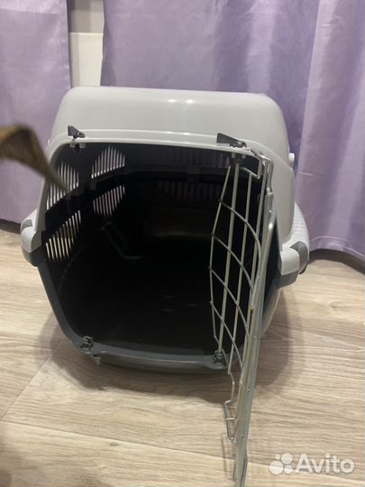 Переноска для животных пластиковая