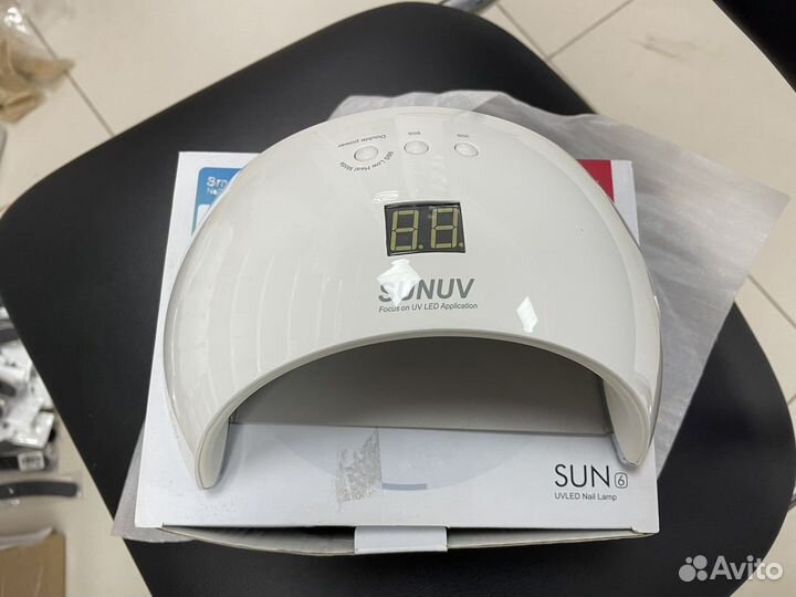 Led /UV Sun 6 лампа для сушки гель лака, 48 W
