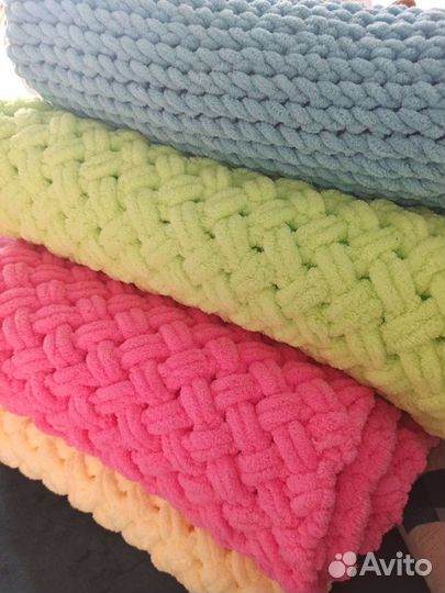 Плед детский плюшевый новый