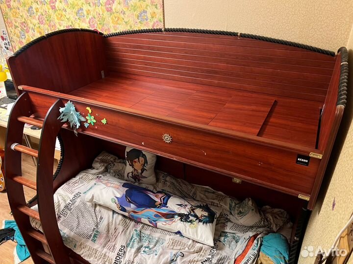 Двухъярусная кровать Капитан Флинт