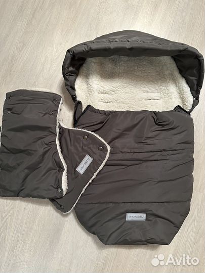 Конверт в коляску на овчине