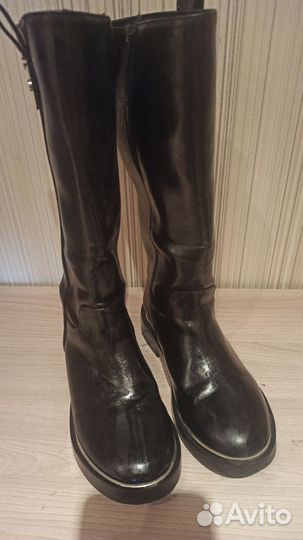 Сапоги кожа Zara 31р