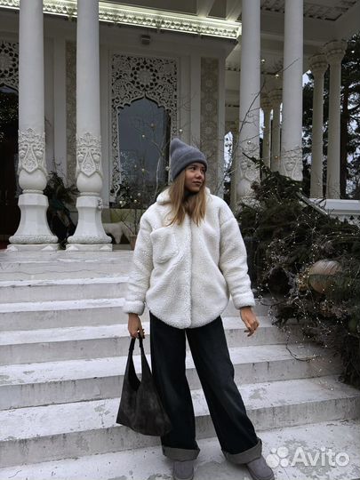 Сумка-шоппер из эко-кожи ручная работа