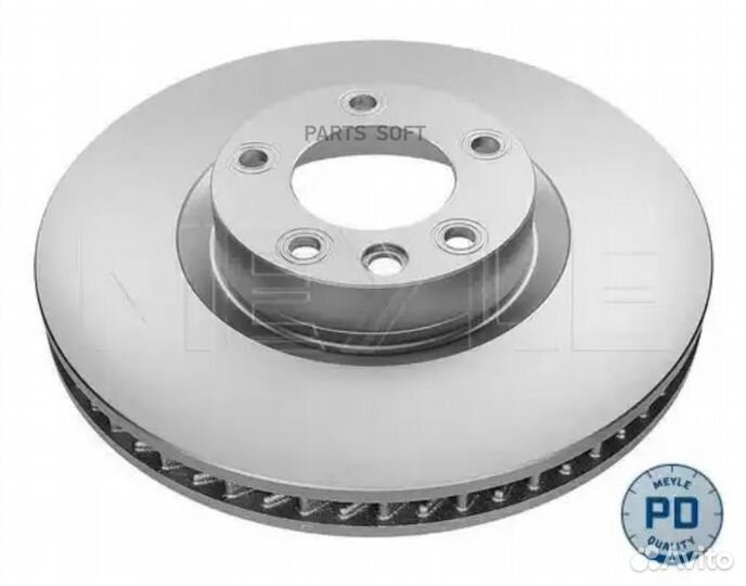 Meyle 183 521 0043/PD Тормозной диск porsche Cayen