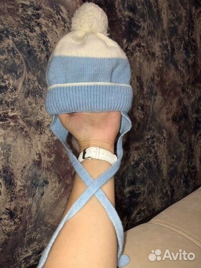 Шапка для грудничка демисезонная 40-42