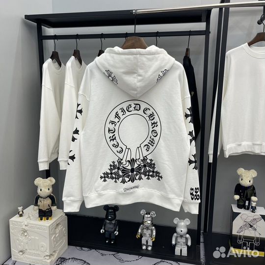 Худи мужское Chrome Hearts премиум