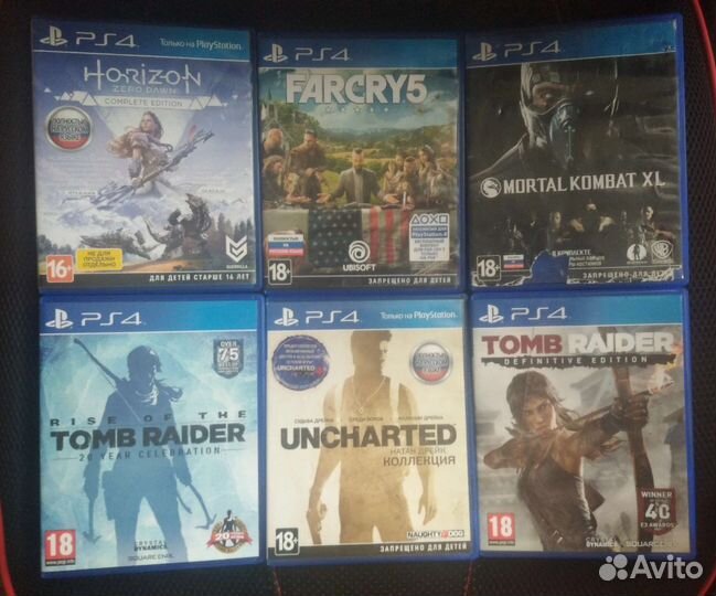 Игры для приставки ps4
