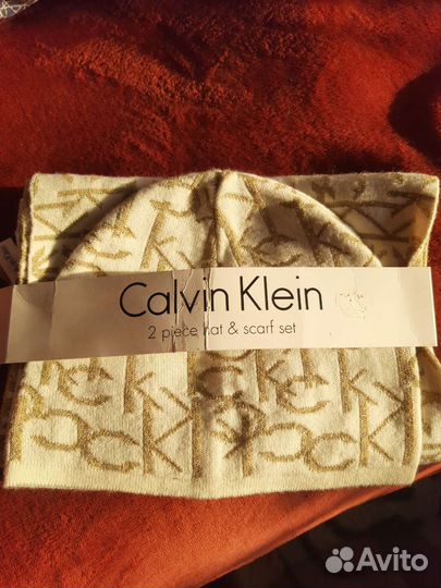 Шапка с шарфом