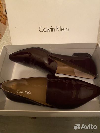 Туфли лоферы новые Calvin Klein