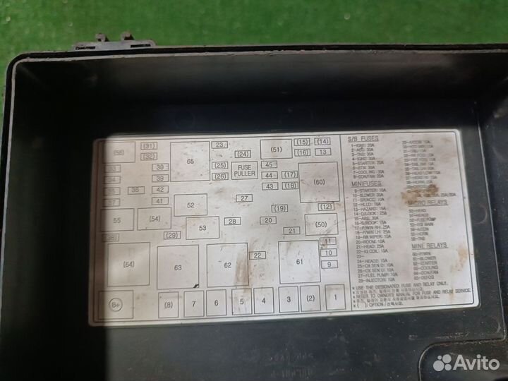 Блок предохранителей под капот основной Kia Spectr