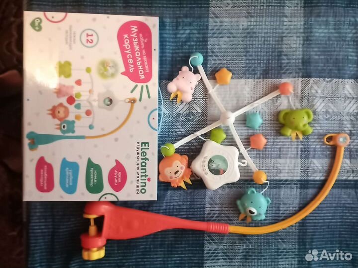 Мобиль на кроватку Elefantino