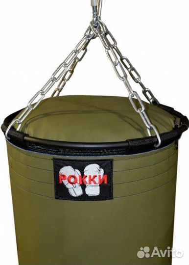 Боксерский мешок хаки Рокки 100X40 40кг