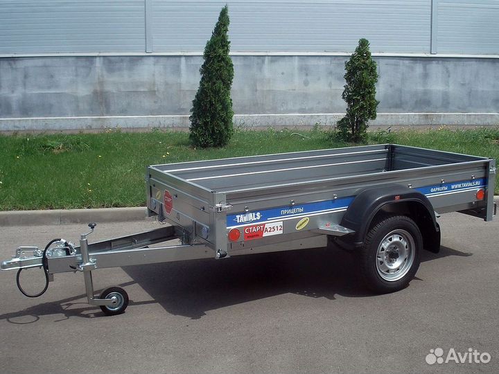 Прицеп Тавиалс с низким тентом 2512 оцинкованный