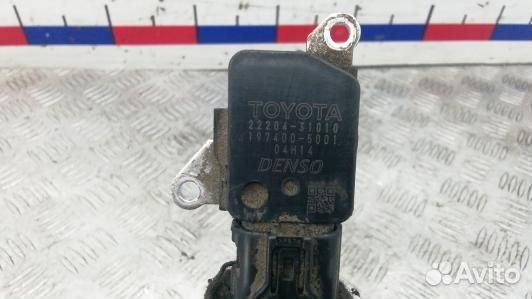 Расходомер воздуха бензиновый toyota RAV 4 ZSA3 (H