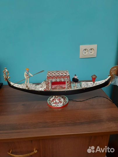 Музыкальная шкатулка Гондола. Винтаж