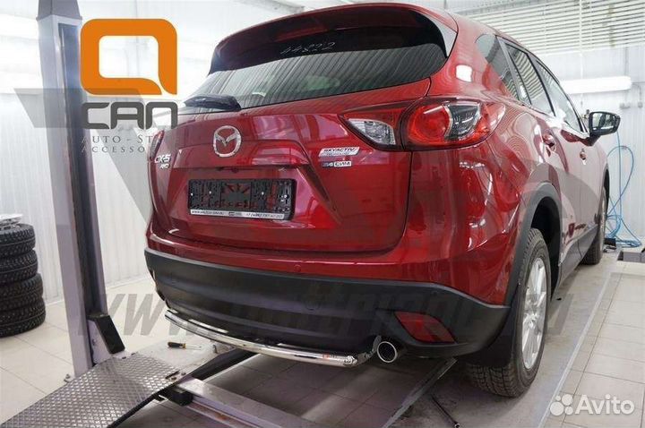 Защита заднего бампера 42 мм для Mazda CX-5 2011+