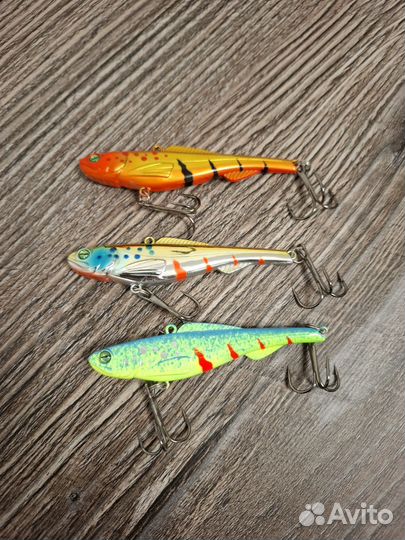 Вибы на судака 80 мм 3 штуки