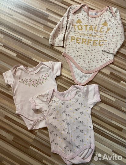 Вещи пакетом на девочку до года