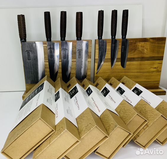 Нож кованая сталь AUS-10 кухонный