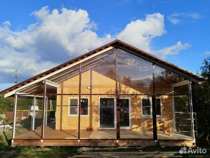 Мягкие окна для бани